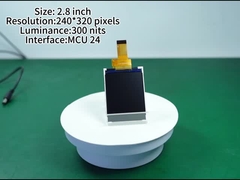 工業用カスタム TFT LCDディスプレイ モジュール 2.8 インチ 全視角