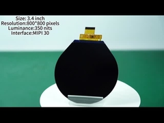 3.4インチ円形ディスプレイ画面 480x480 ピクセル解像度 MIPIインターフェース付きディスプレイ